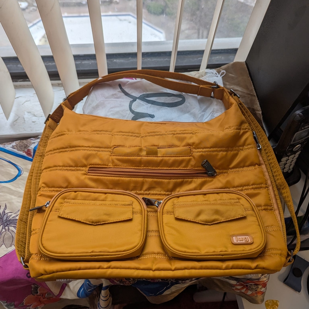 Lug Yellow Quilted Zipliner
